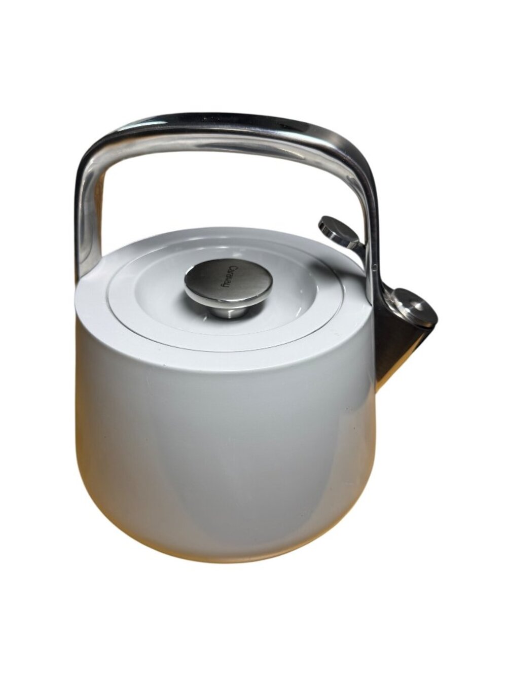 Caraway Whistling Tea Kettle Cream Classic Simple Modern Stainless Steel